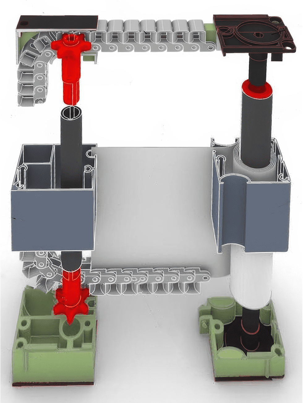 Schema tecnico del brevetto Tensia